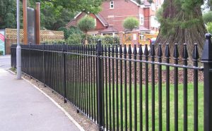 commercial fencing - metal-railings