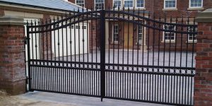 Security commercial fencing - security gates